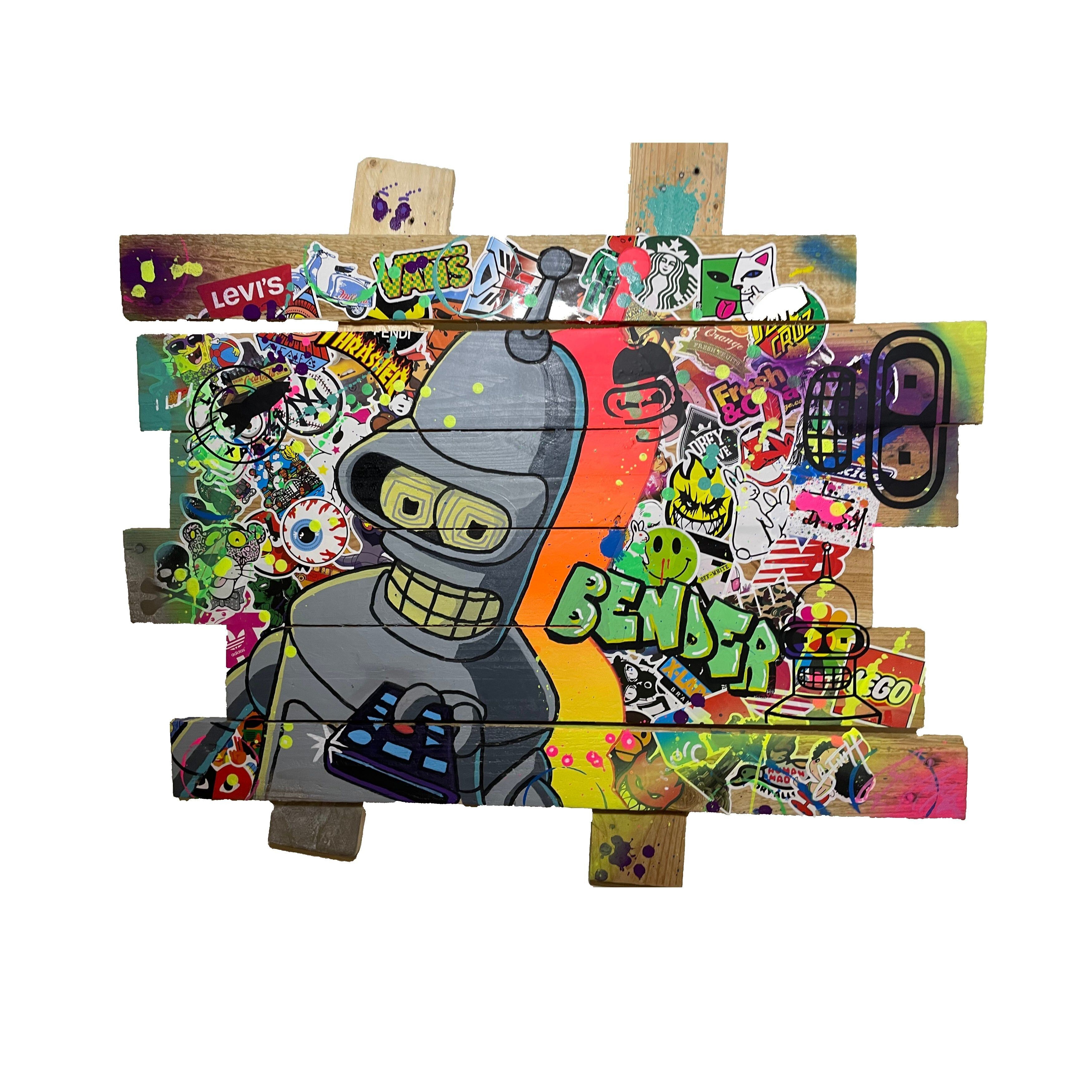 POP ART BENDER FUTARAMA Pittura