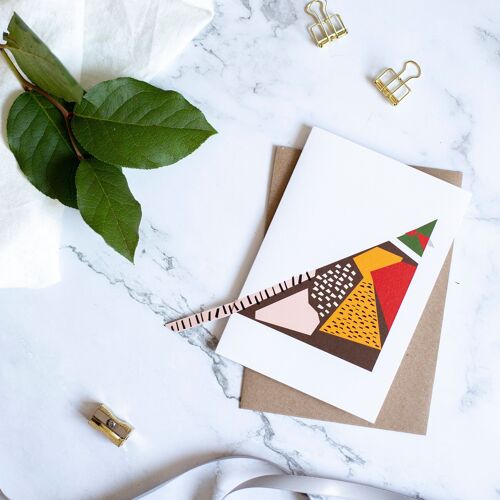 'Sticky-out’ Card - Pheasant