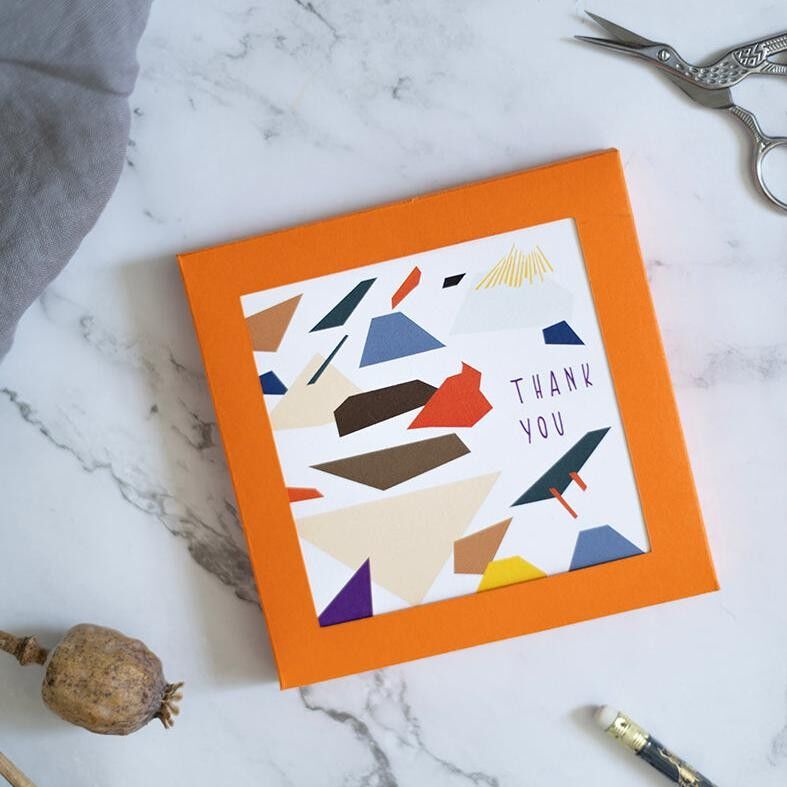 6 x Piccole carte - Biglietti di ringraziamento