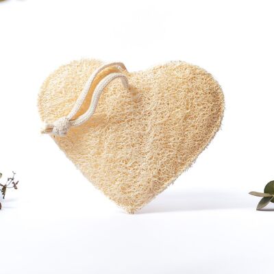 EcoHeart - Spugna di luffa a forma di cuore - Spugna di luffa
