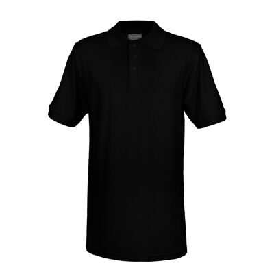 Poloshirt extra lang black