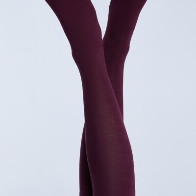 1363| Calzini unisex al ginocchio - Bordeaux