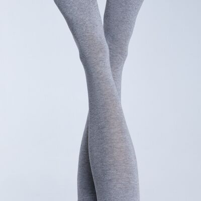 1362 | Calcetines hasta la rodilla unisex - grey melange