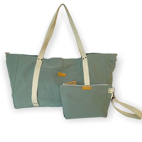 PACK BEACH BAG + CAPARICA NEED Green