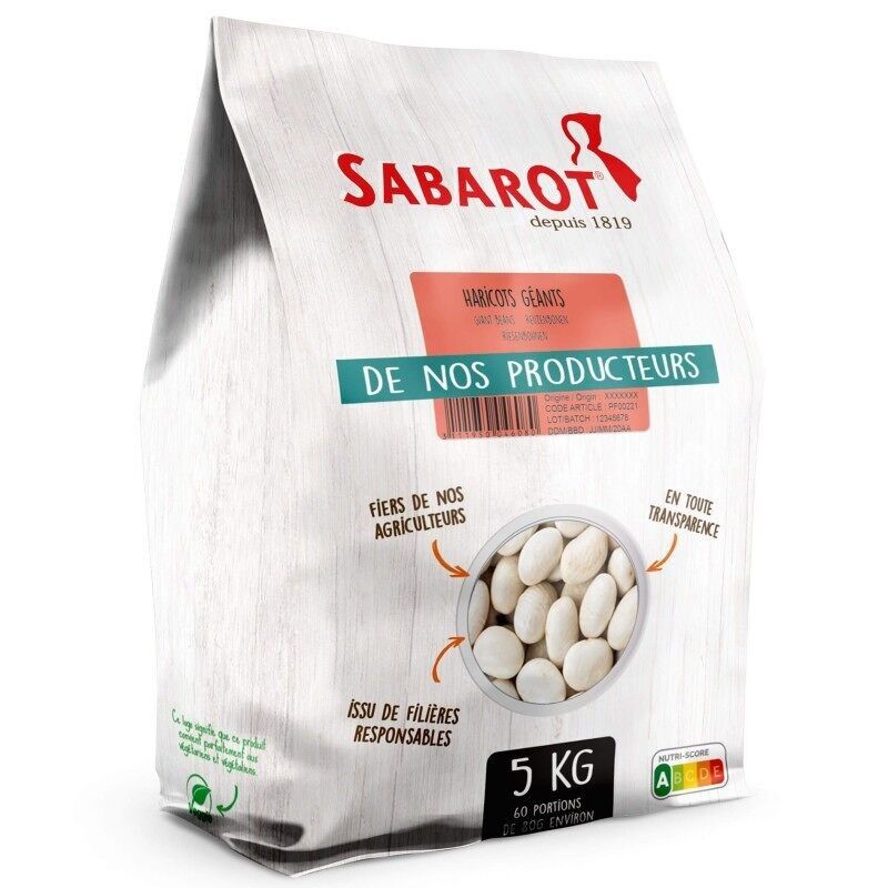 Frijoles Gigantes - Bolsa 5kg - Sabarot