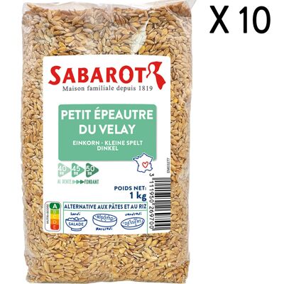 Espelta Pequeña de Velay - 10 Bolsas de 1kg - Sabarot
