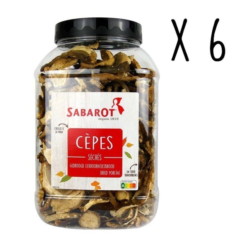 Funghi Porcini Secchi - 6 Vasetti da 500g - Sabarot