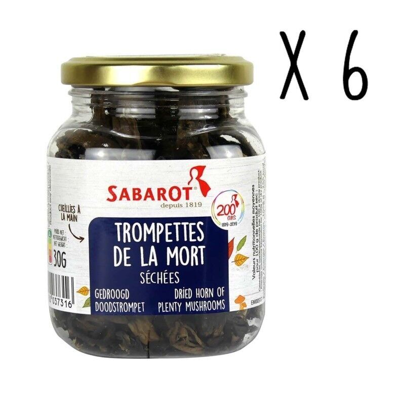 Trombe della morte essiccate - 6 Vasetti da 30g - Sabarot
