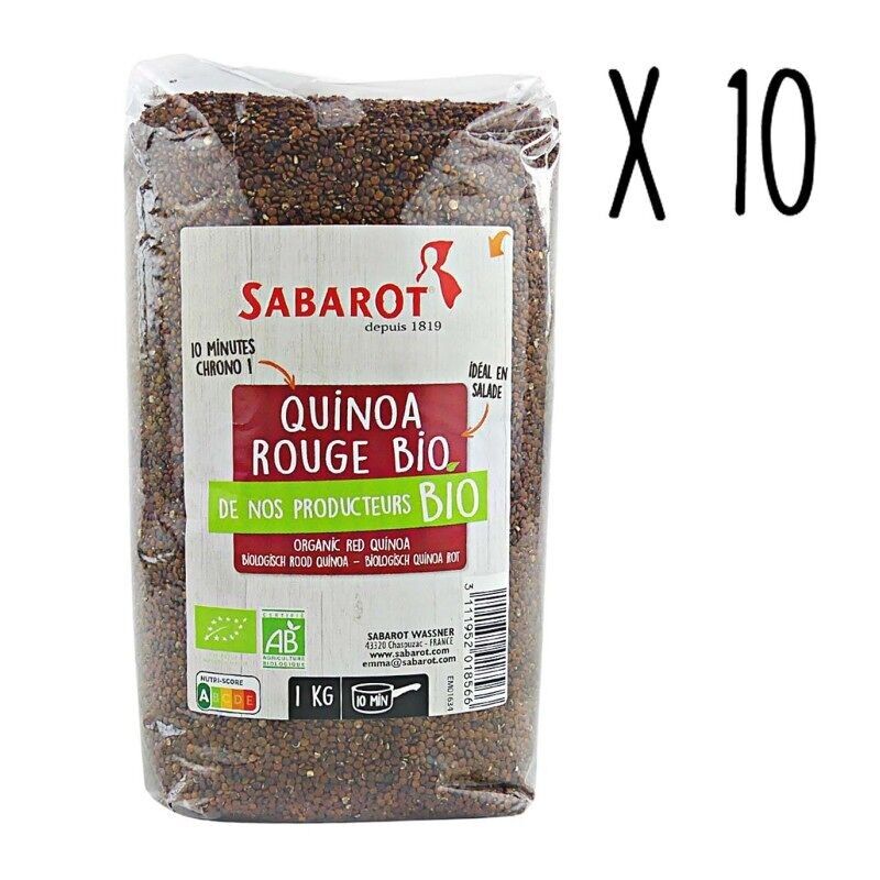 Bio-Rot-Quinoa – 10 Beutel à 1 kg – Sabarot