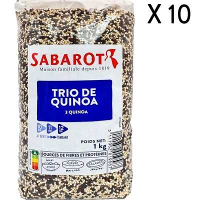 Tris di quinoa - 10 Sacchi da 1kg - Sabarot