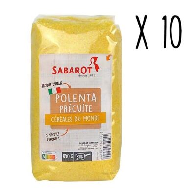 Polenta Precocida - 10 Bolsas de 850g - Sabarot