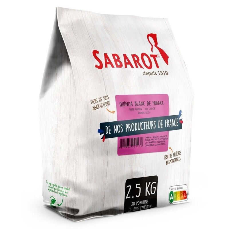 Weißer Quinoa Frankreich – 2,5-kg-Beutel – Sabarot