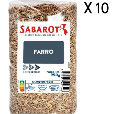 Farro - 10 Bolsas de 950g - Sabarot
