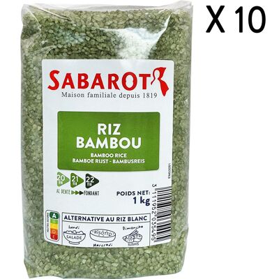 Riz bambou - 10 Sachets de 1kg - Sabarot
