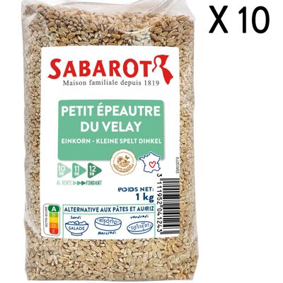 Espelta Pequeña de Velay 10min HVE3 - 10 Bolsas de 1kg - Sabarot