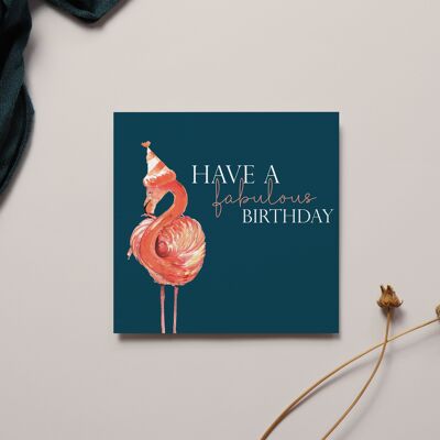 Tarjeta de sentimiento de cumpleaños fabulosa