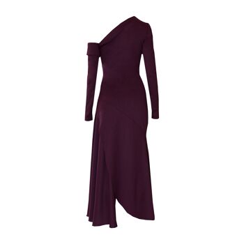 Robe Melrose Prune Foncé 3