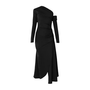 Melrose Robe Classique Noir 2