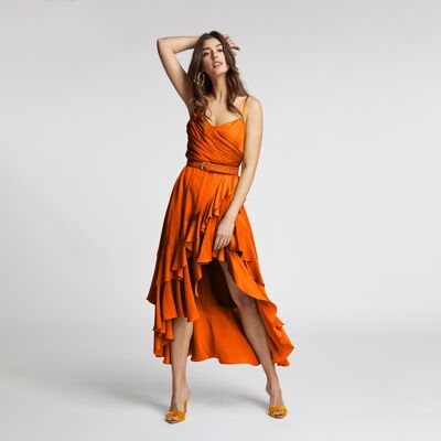 FRIDA_dress-Orange foncé