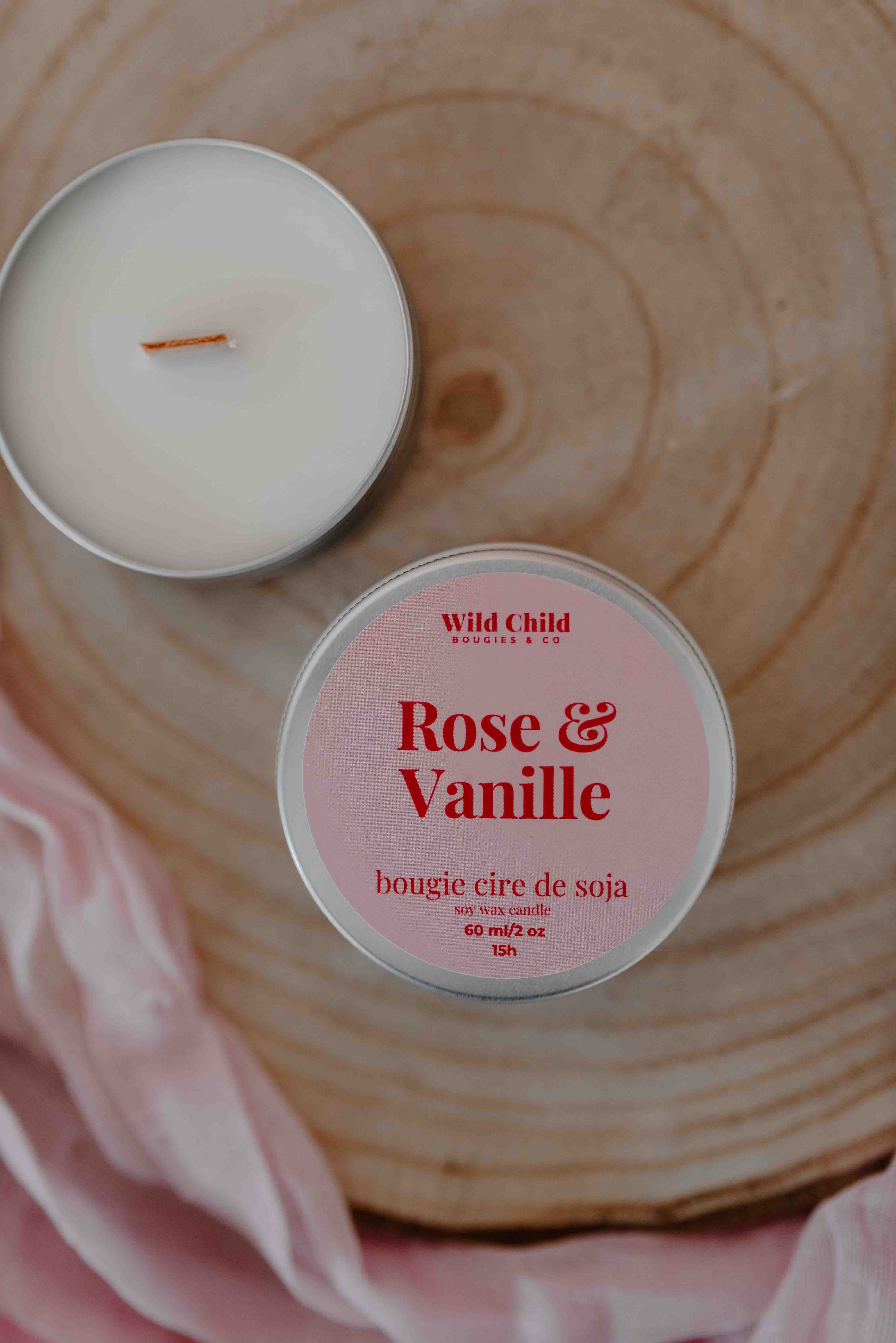 Candela di San Valentino "Rosa e Vaniglia" - 15:00