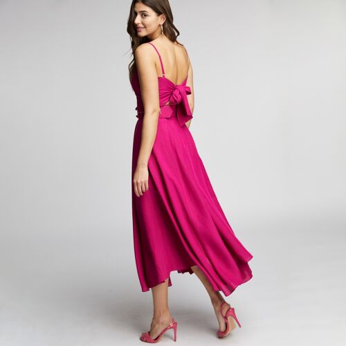 POP_dress- Vibrant Magenta