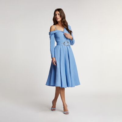 SEINE_dress-Azure Blue