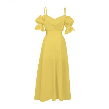 ROBE ACACIA JAUNE FONCÉ 2