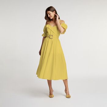 ROBE ACACIA JAUNE FONCÉ 3