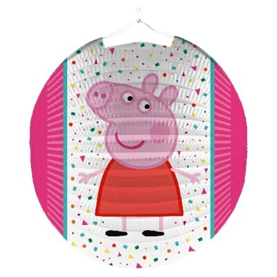 Lanterne Peppa Pig en papier 25 cm