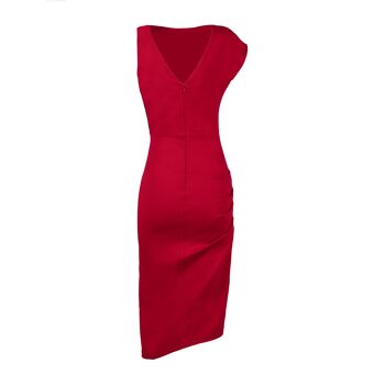 ROBE DALLAS CLASSIQUE ROUGE 3