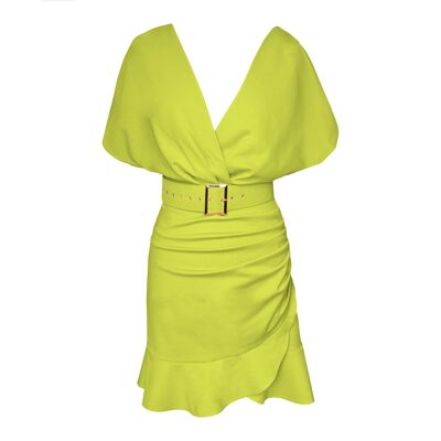 MARIPOSA KLEID LIME GRÜN