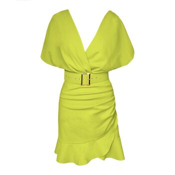 ROBE MARIPSA VERT LIME 1