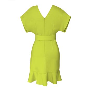 ROBE MARIPSA VERT LIME 2