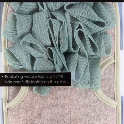 Guanto Loofah double face WS salvia