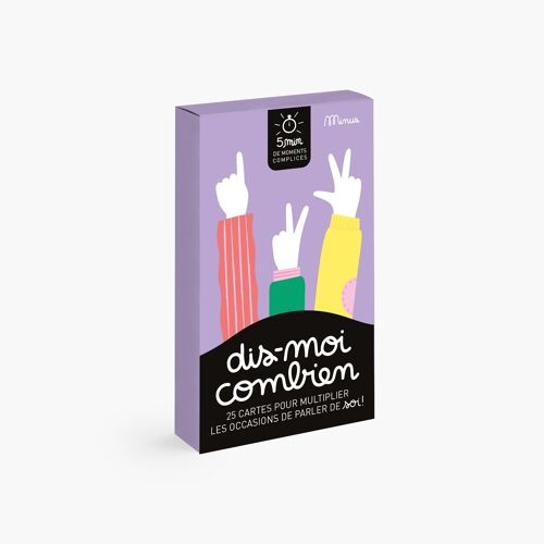DIS-MOI COMBIEN - 25 cartes pour multiplier les occasions de parler de soi !