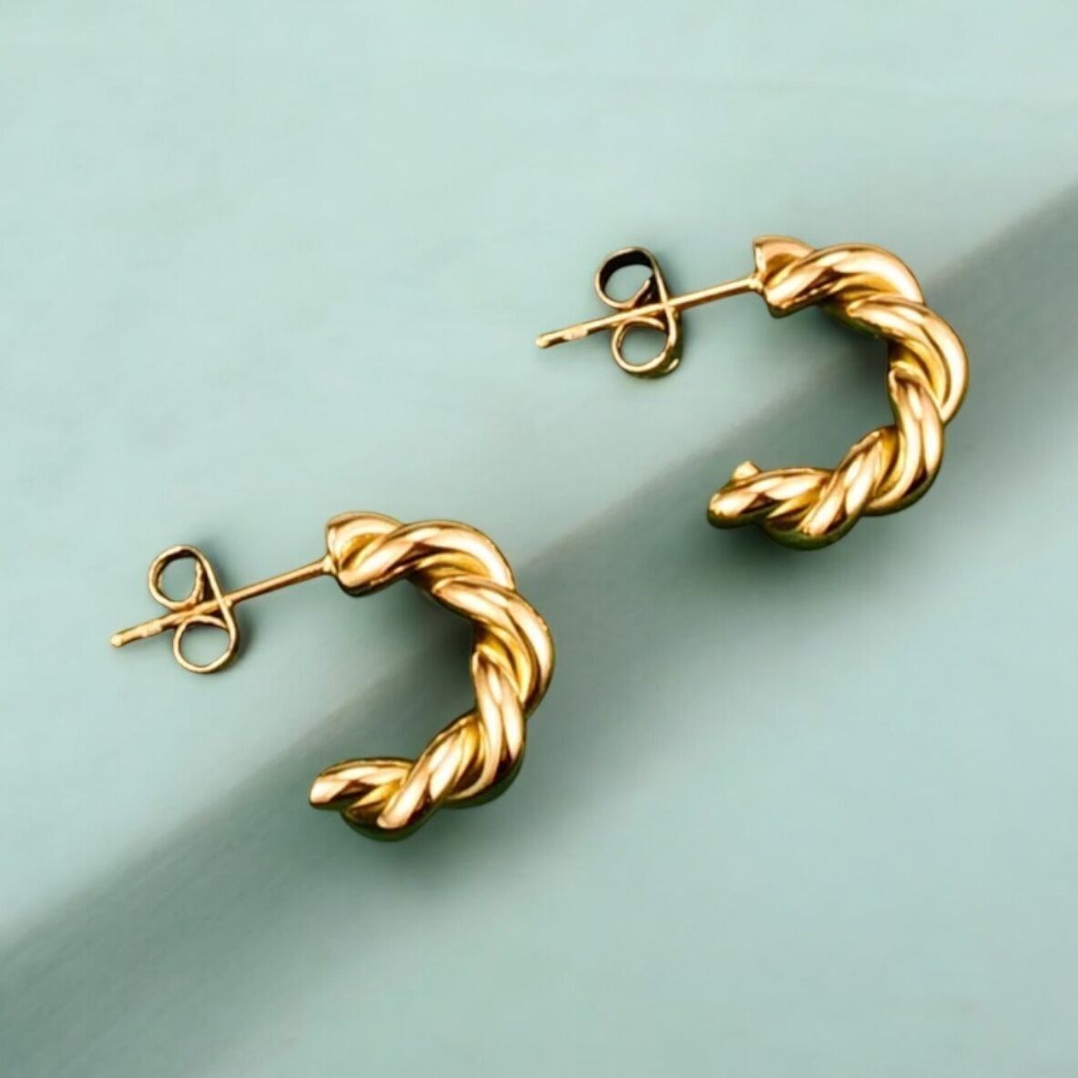 Earrings Temi gold plated