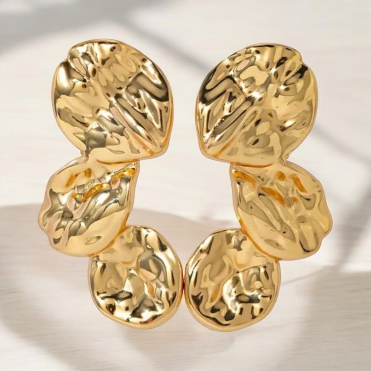 Earrings Filippa gold plated