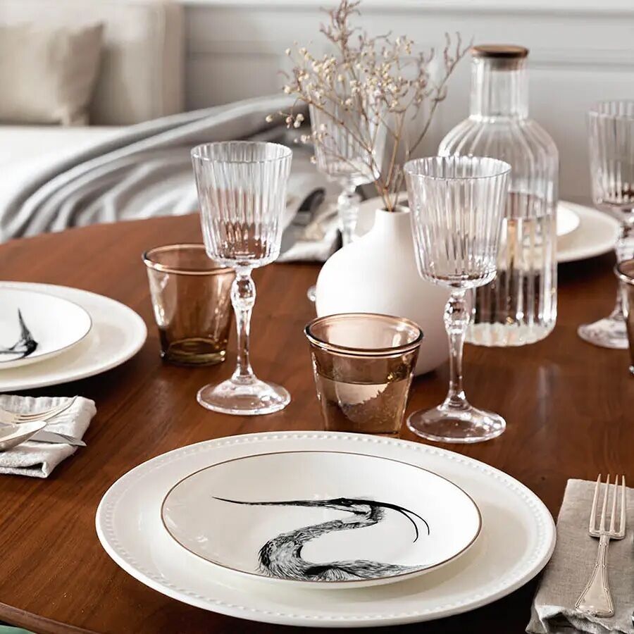 Coffret 2 assiettes d'artiste en porcelaine x ARDIF