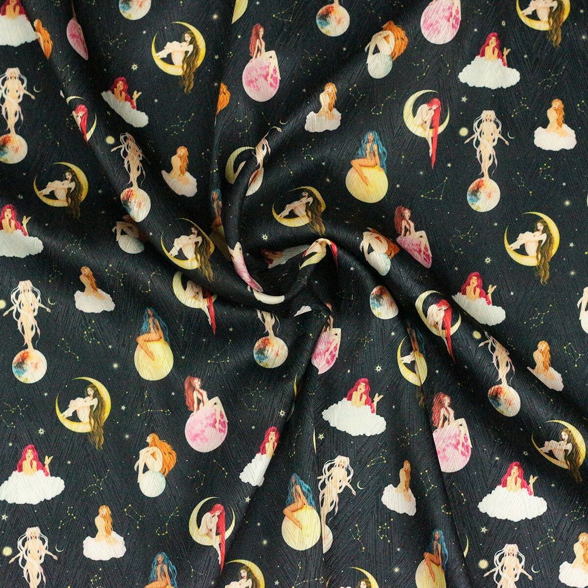 Sciarpa con motivo scuro per ragazze Zodiac