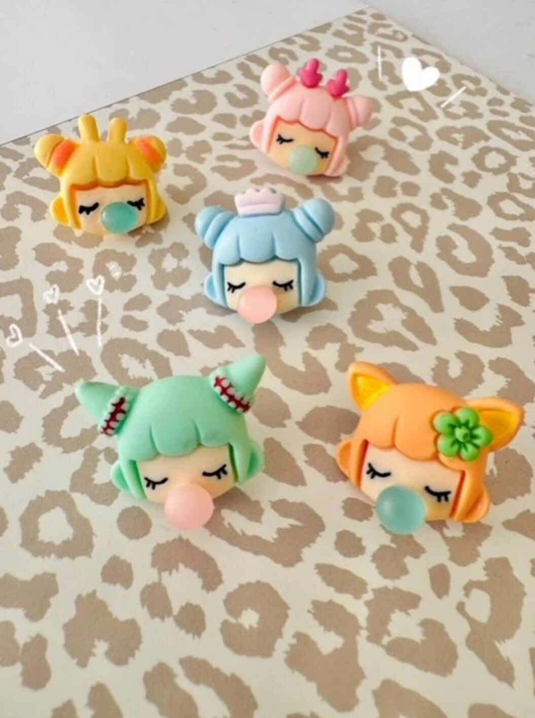 SPILLA KAWAII - SPILLA ALLA MODA - CONFEZIONE DA 5