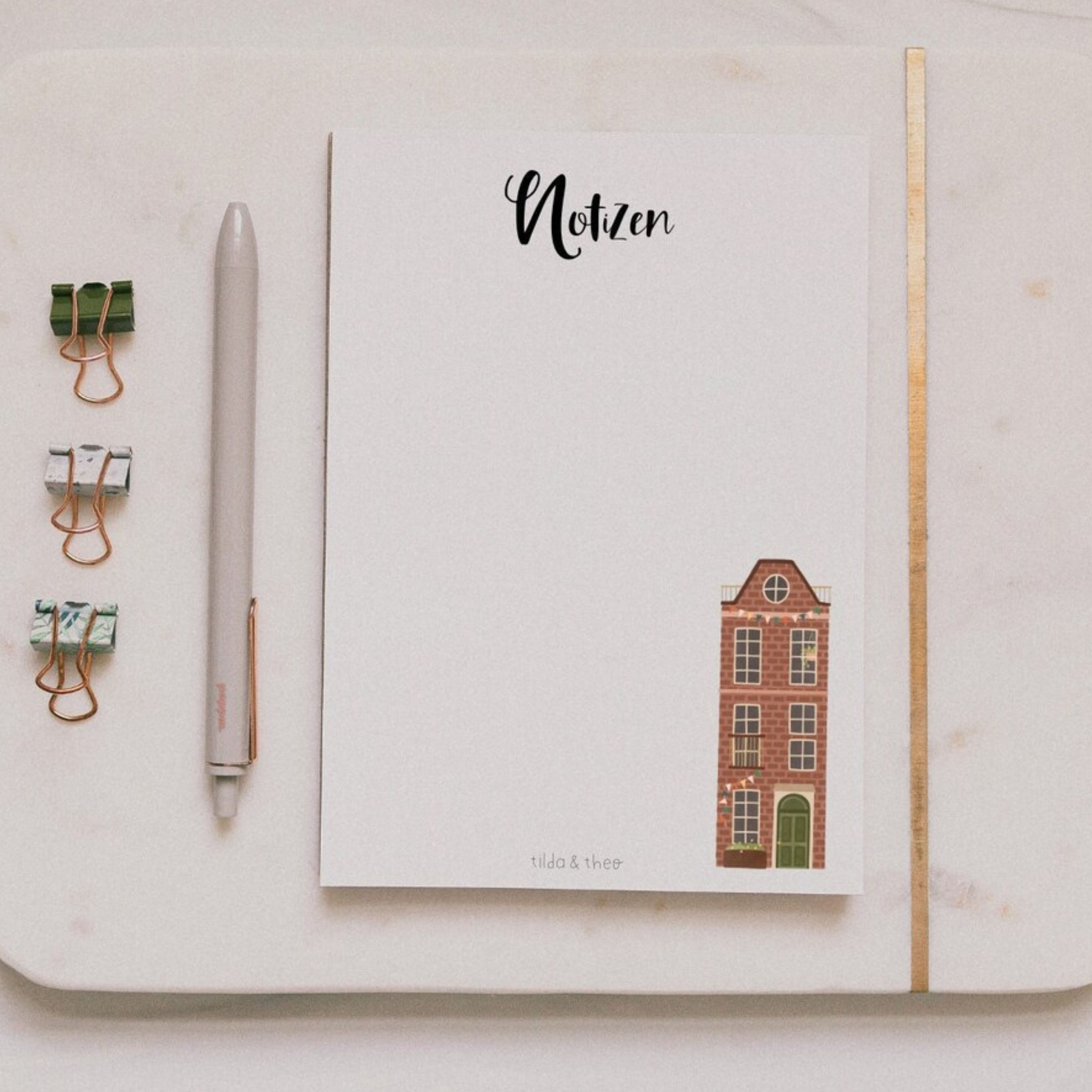 Blocco note House Amsterdam A5 - 50 fogli