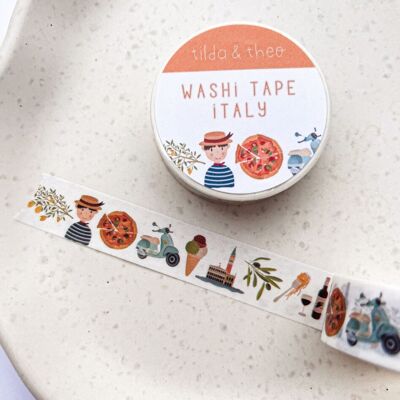 Washi Tape Italie - Ruban Adhésif Masking Tape Italie Voyage
