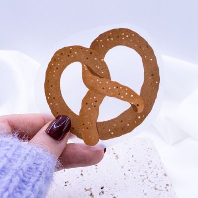 Iron-on Pretzel Pastry Patch Pretzel - Gift Shirt Decorate Iron On Patch - Bavaria Pretzels
