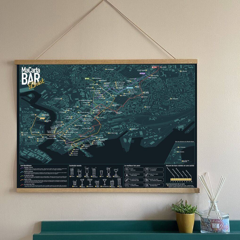 Carte des Bars de Brest