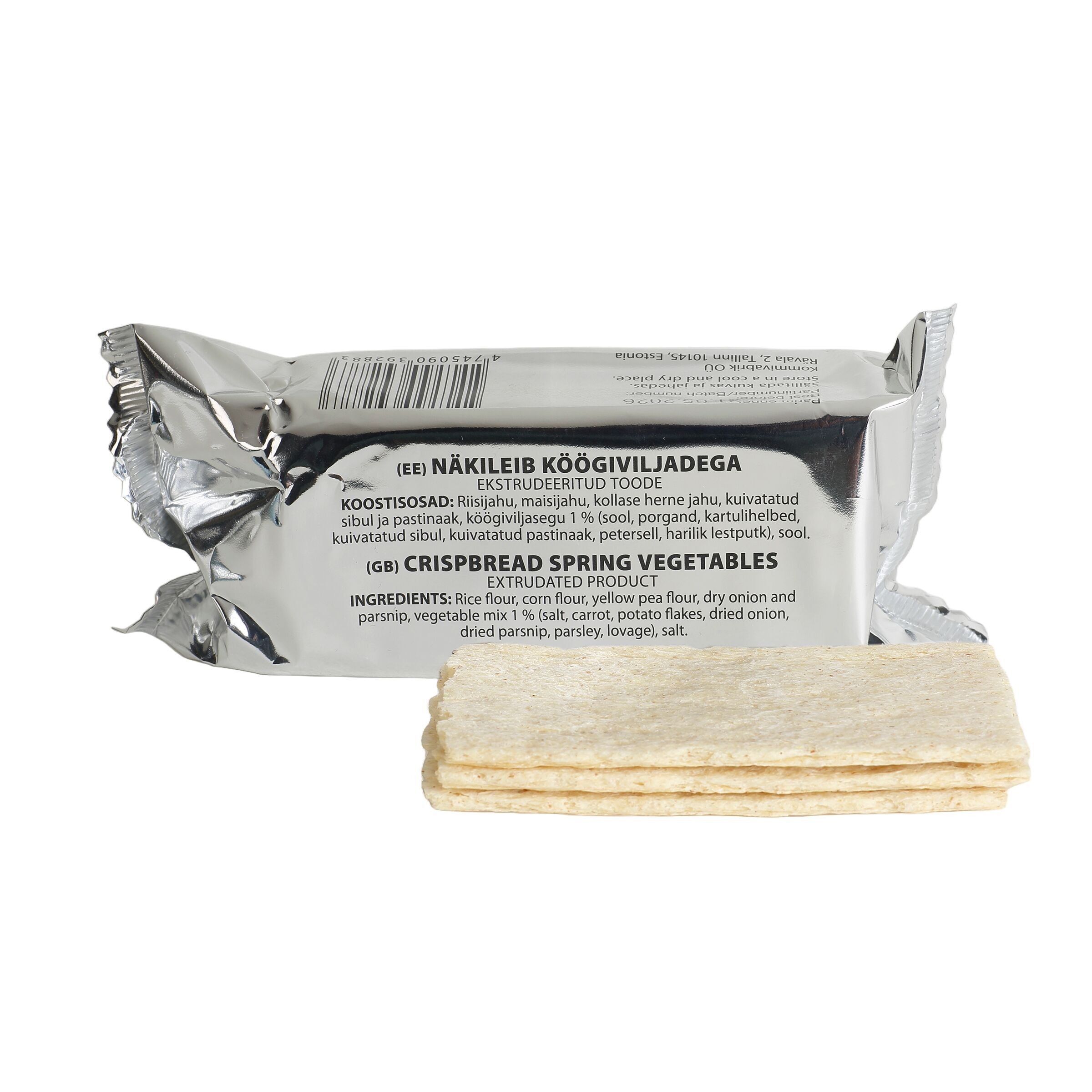 Pane croccante Verdure primaverili 50g x 87pz