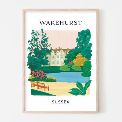 Wakehurst Sussex Art Print