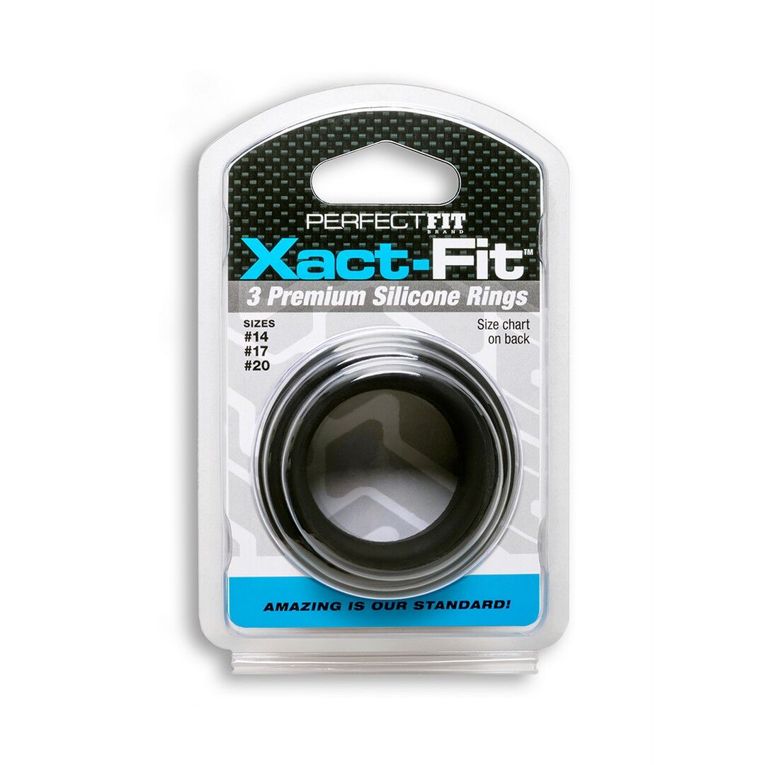 Kit Xact-Fit - Set di anelli per il pene - S/M/L
