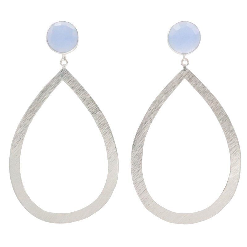 Orecchini Polaris Argento Blu