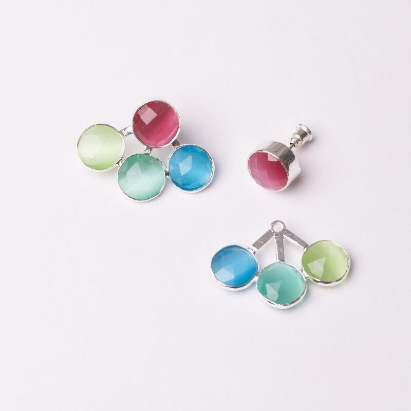 Orecchini Goa (staccabili) Argento Ed. Multicolore limitato