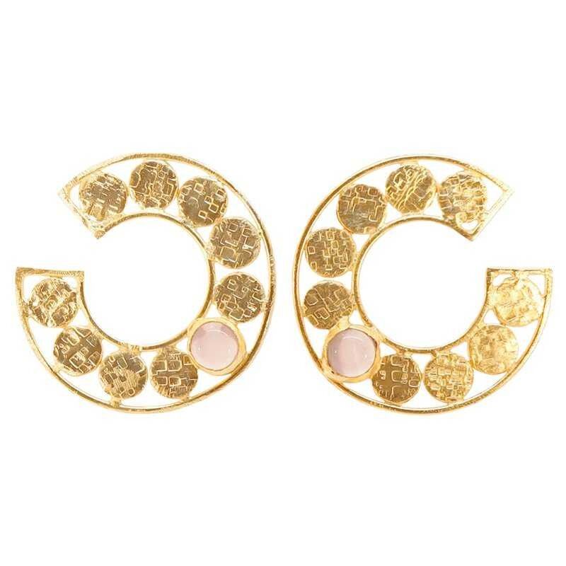 Orecchini Noria Stone rosa chiaro